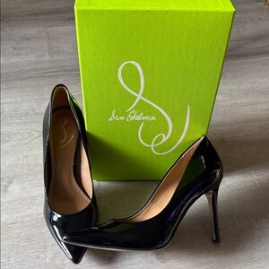 Black Sam Edelman Patent Leather Heels